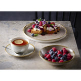 Churchill Stonecast Truffle Chef's Oblong Plates 352x187mm (6 Pack)