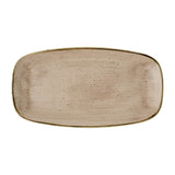 Churchill Stonecast Truffle Chef's Oblong Plates 352x187mm (6 Pack)