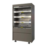 Money Maker Heated Tall Merchandiser with Night Blind MMH900S