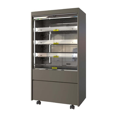 Money Maker Heated Tall Merchandiser with Night Blind MMH900S