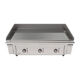 Mirror Heavy Duty Smooth Chrome Plate Electric Griddle M1000E