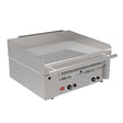 Mirror Z2 Two Zone Heavy Duty Gas Chromed Griddle