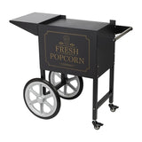 Haxro HX8588 Popcorn Machine and Cart Black