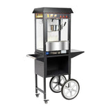 Haxro HX8588 Popcorn Machine and Cart Black