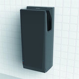 Mitsubishi Wave i01 Jet Towel Slim Heated Hand Dryer Black