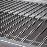 Pujadas Open Grill with Rod Bars and Mobile Cabinet 8581010B