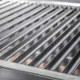 Pujadas Open Grill with V-Shaped Bars and Mobile Cabinet 8581011B