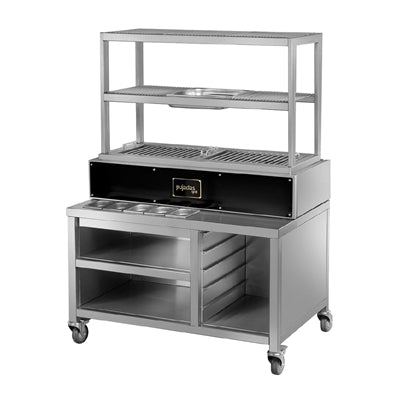 Pujadas Robata Grill with Mobile Cabinet 8582010B