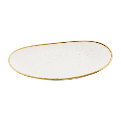 Churchill Stonecast Opal Plates Barley White 280mm (12 Pack)