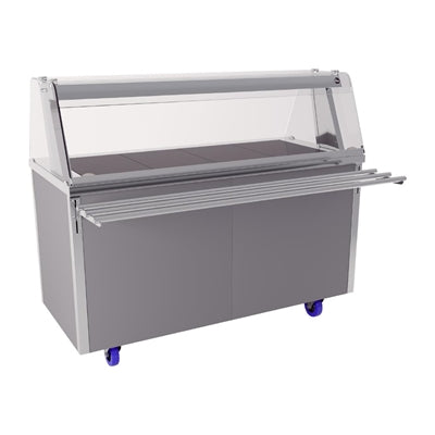 CED Glide Ceran Top Hot Cupboard, Gantry and Trayslide 4x GN 1/1