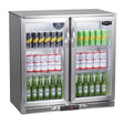 Sterling Pro Green SP2LO-OUT-STS Double Door Stainless Steel Outdoor Bottle Cooler