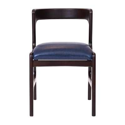 Copenhagen Dining Chairs in Dark Walnut & Bison Midnight (6 Pack)