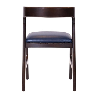 Copenhagen Dining Chairs in Dark Walnut & Bison Midnight (6 Pack)