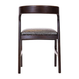 Copenhagen Dining Chairs in Dark Walnut & Bison Smoke (6 Pack)