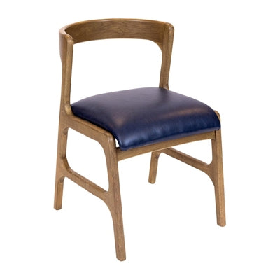 Copenhagen Dining Chairs in Weathered Oak & Bison Midnight (6 Pack)