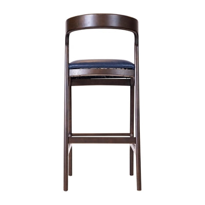 Copenhagen Bar Chair in Dark Walnut & Bison Midnight (6 Pack)