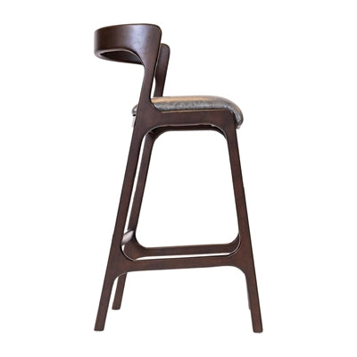 Copenhagen Bar Chair in Dark Walnut & Bison Smoke (6 Pack)