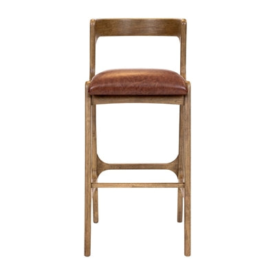 Copenhagen Bar Chair in Weathered Oak & Bison Tan (6 Pack)