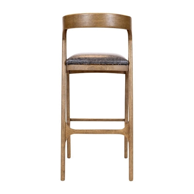 Copenhagen Bar Chair in Weathered Oak & Bison Smoke (6 Pack)
