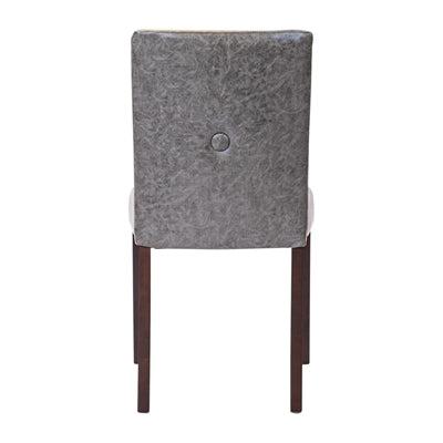 Bath Dining Chair in Dark Walnut & Bison Smoke (6 Pack)
