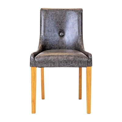 Bath Dining Chair in Soft Oak & Bison Smoke (6 Pack)