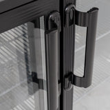 GRADED-00938-KBC2 Double Hinged Glass Door Bottle Cooler
