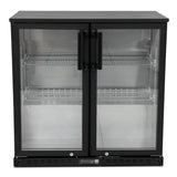 GRADED-00938-KBC2 Double Hinged Glass Door Bottle Cooler