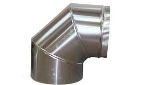 Versatile Combisteel Aluminium 90-Degree Elbow Pipe for Round Ducting – Available in Multiple Diameters