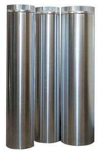 Versatile Combisteel Aluminium Round Ducting – 1000mm Length in Multiple Diameters