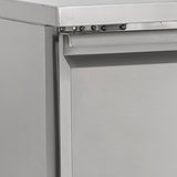 Graded 01103 Kxrc3 Triple Hinged Door Counter Refrigerator