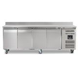 Four Hinged Door Refrigerated Counter With Upstand