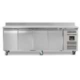 Four Hinged Door Counter Freezer With Upstand