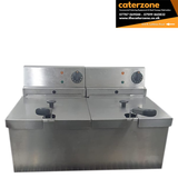 Lincat Twin Tank Twin Basket Countertop Electric Fryer LDF2 - Refurbished