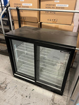 Low Height Double Hinged Glass Door Bottle Cooler