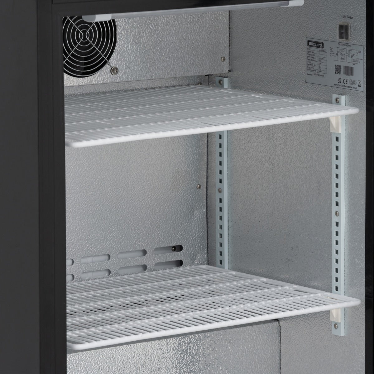 GRADED-00848-LOWBAR1 Single Door Low Height Bar Bottle Cooler (108 Btl)