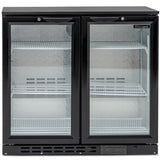 Graded 01013 Lowar2 Low Height Double Hinged Glass Door Bottle Cooler