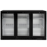 Graded 00916 Lowbar3 Low Height Triple Hinged Glass Door Bottle Cooler