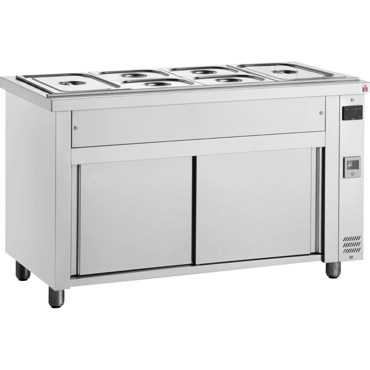 Bain Marie With Heated Base 4x Gn1/1