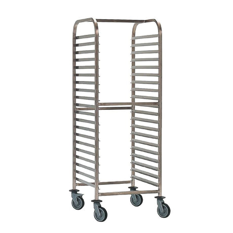 Matfer Bourgeat 15-Shelf Double Gastronorm Racking Trolley