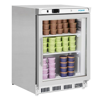 Polar C-Series Undercounter Display Freezer 129Ltr
