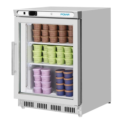 Polar C-Series Undercounter Display Freezer 129Ltr