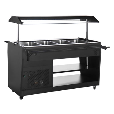Polar G-Series Refrigerated Buffet Bar in Black