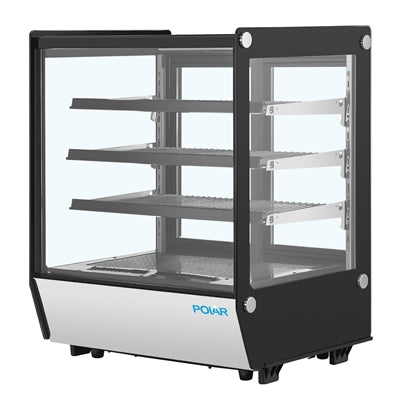 Polar G-Series Square Glass Countertop Display Fridge 145Ltr