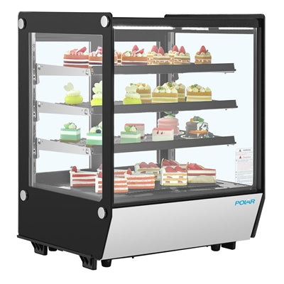 Polar G-Series Square Glass Countertop Display Fridge 145Ltr