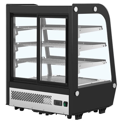 Polar G-Series Rounded Glass Countertop Display Fridge 145Ltr