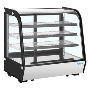 Polar G-Series Rounded Glass Countertop Display Fridge 185Ltr