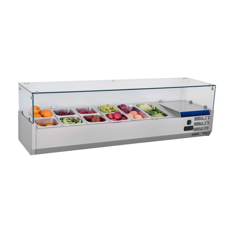 221047 - Refrigerated Pizza Display - 56L 7xGN1/3 (VRX1600/380)