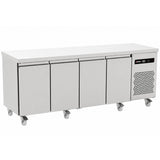 583 L Four Hinged Door Gastronorm Counter Refrigerator