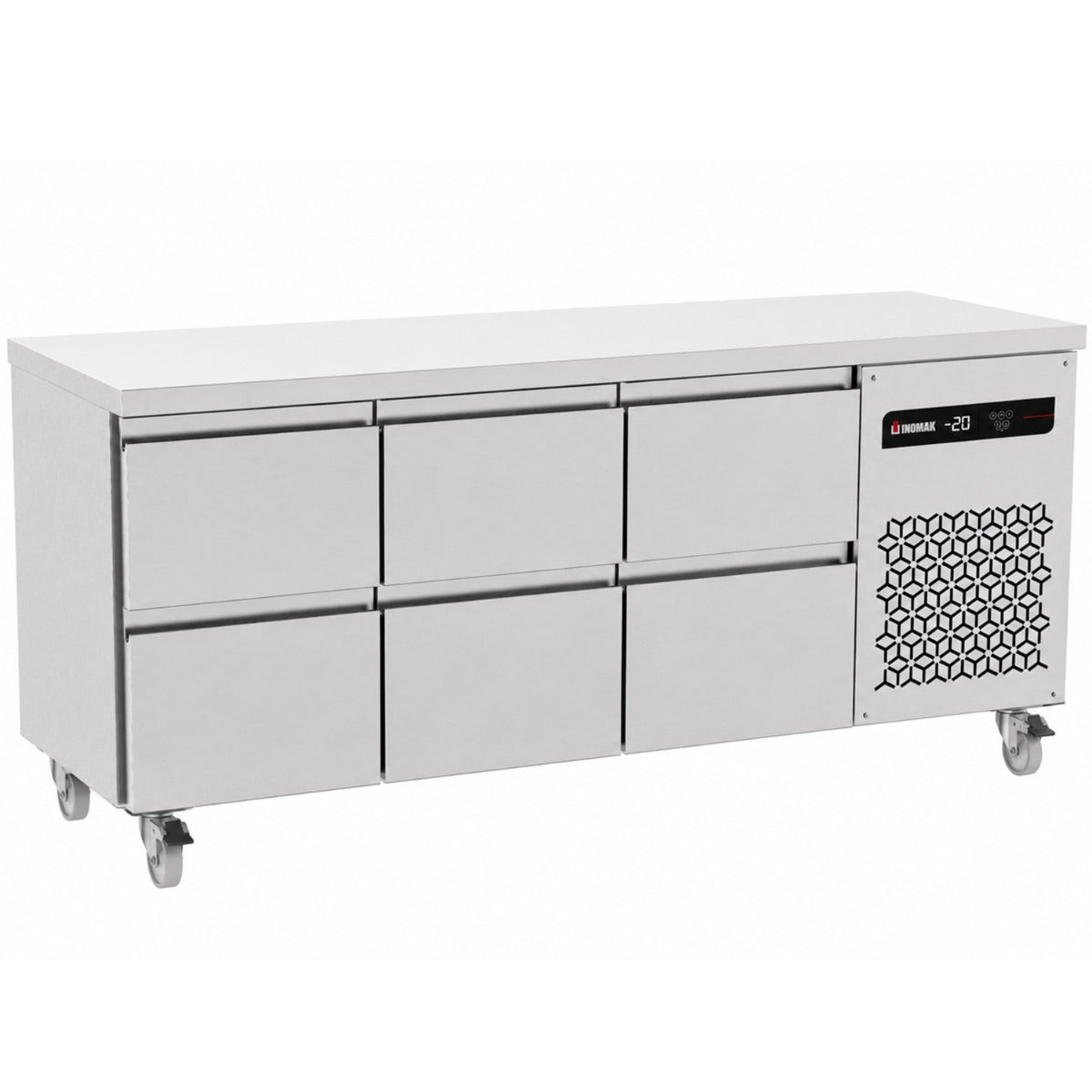429 L Six Drawer Gastronorm Counter Refrigerator