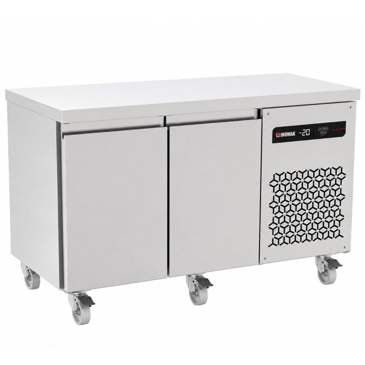 Double Hinged Door Counter Freezer